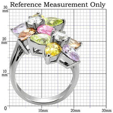Load image into Gallery viewer, Kered Cocktail Ring - 316L Stainless Steel, AAA CZ , Multi Color - TK111 - Jewelry Store by Erik Rayo
