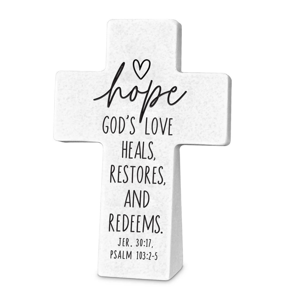 LCP Tabletop Cross Hope Gods Love Heals