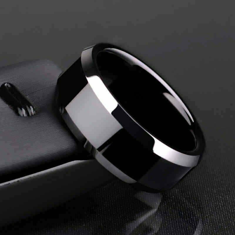 Wedding Band Ring Stainless Steel 8mm - Jewelry Store by Erik Rayo