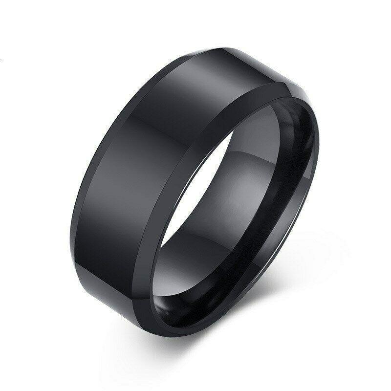 Wedding Band Ring Stainless Steel 8mm - Jewelry Store by Erik Rayo