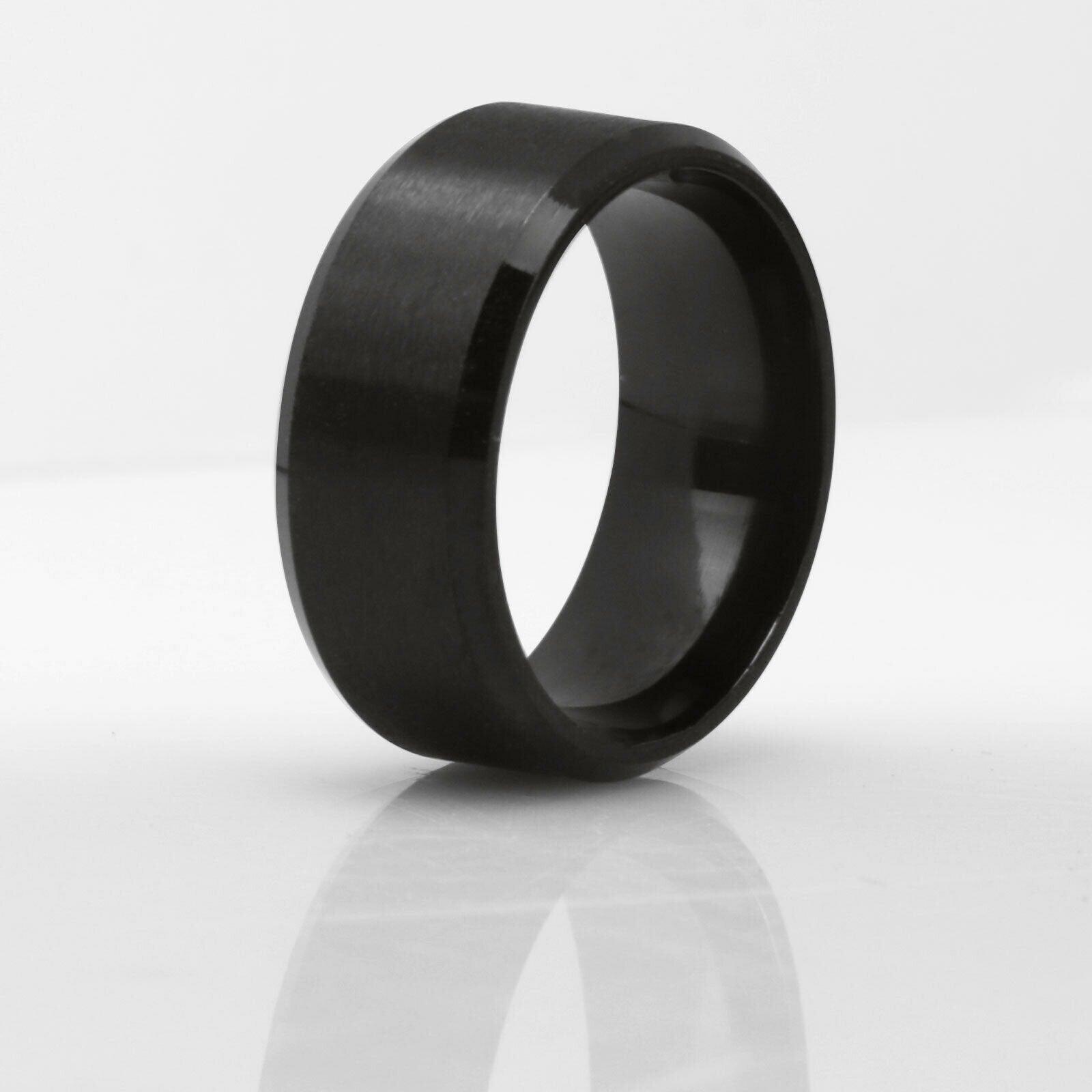 Wedding Band Ring Stainless Steel 8mm - Jewelry Store by Erik Rayo