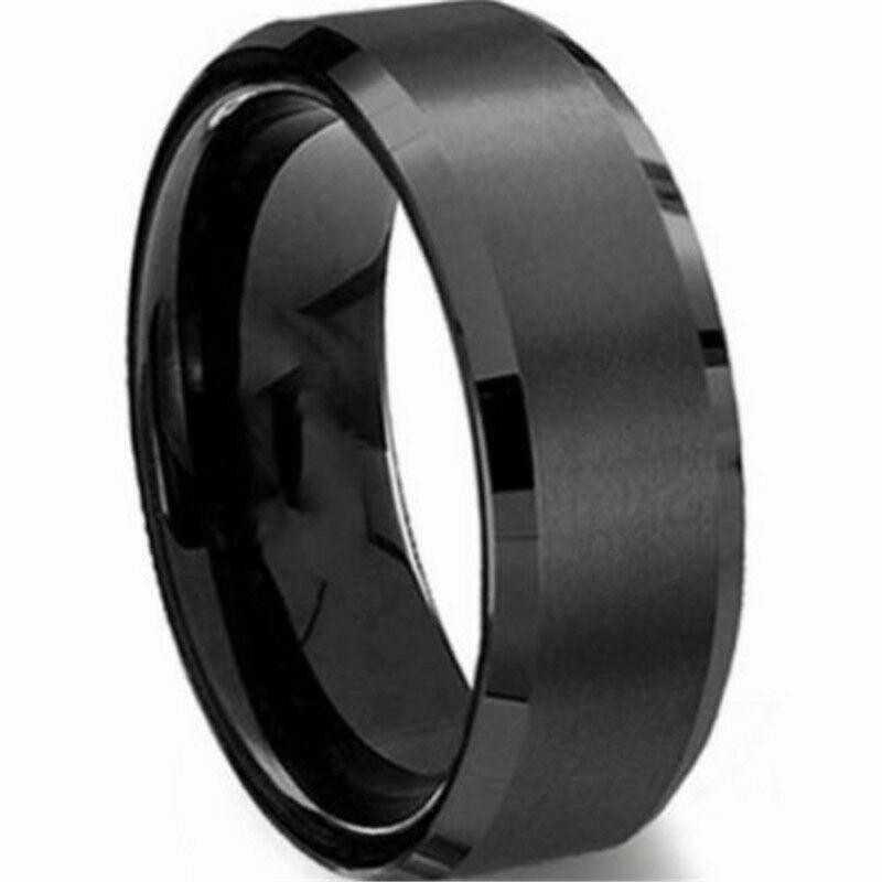 Wedding Band Ring Stainless Steel 8mm - Jewelry Store by Erik Rayo