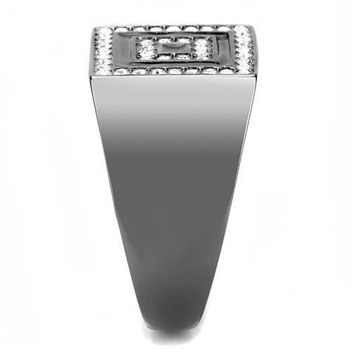 Mens Black Rings Stainless Steel Anillo Negro Compromiso Regalo Para Hombre Acero Inoxidable - Jewelry Store by Erik Rayo