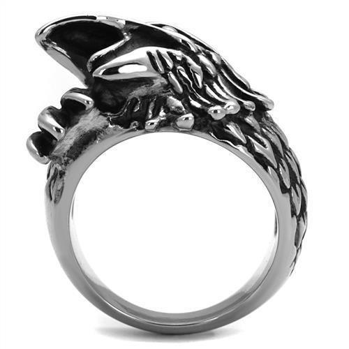Mens Large Eagle Ring Silver Anillo Para Hombre Stainless Steel Ring - Jewelry Store by Erik Rayo