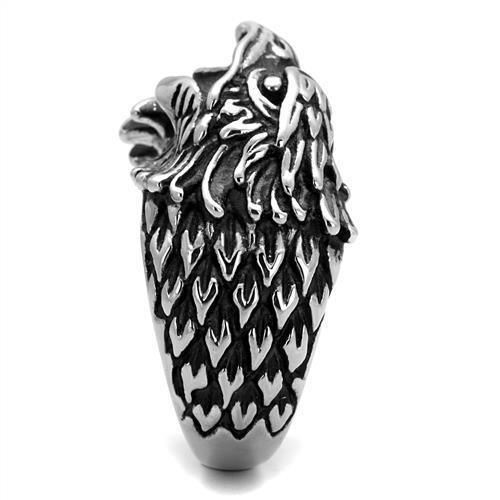 Mens Large Eagle Ring Silver Anillo Para Hombre Stainless Steel Ring - Jewelry Store by Erik Rayo