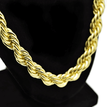 Load image into Gallery viewer, Necklace for Men and Women Stainless Steel Rope Chain Gold - Jewelry Store by Erik Rayo
