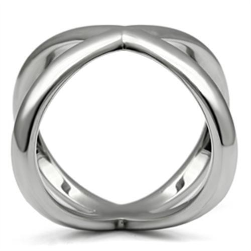 New Stainless Steel Cross X Love Promise Modern Unique Eternity Band Ring Anillo Para Mujer - Jewelry Store by Erik Rayo
