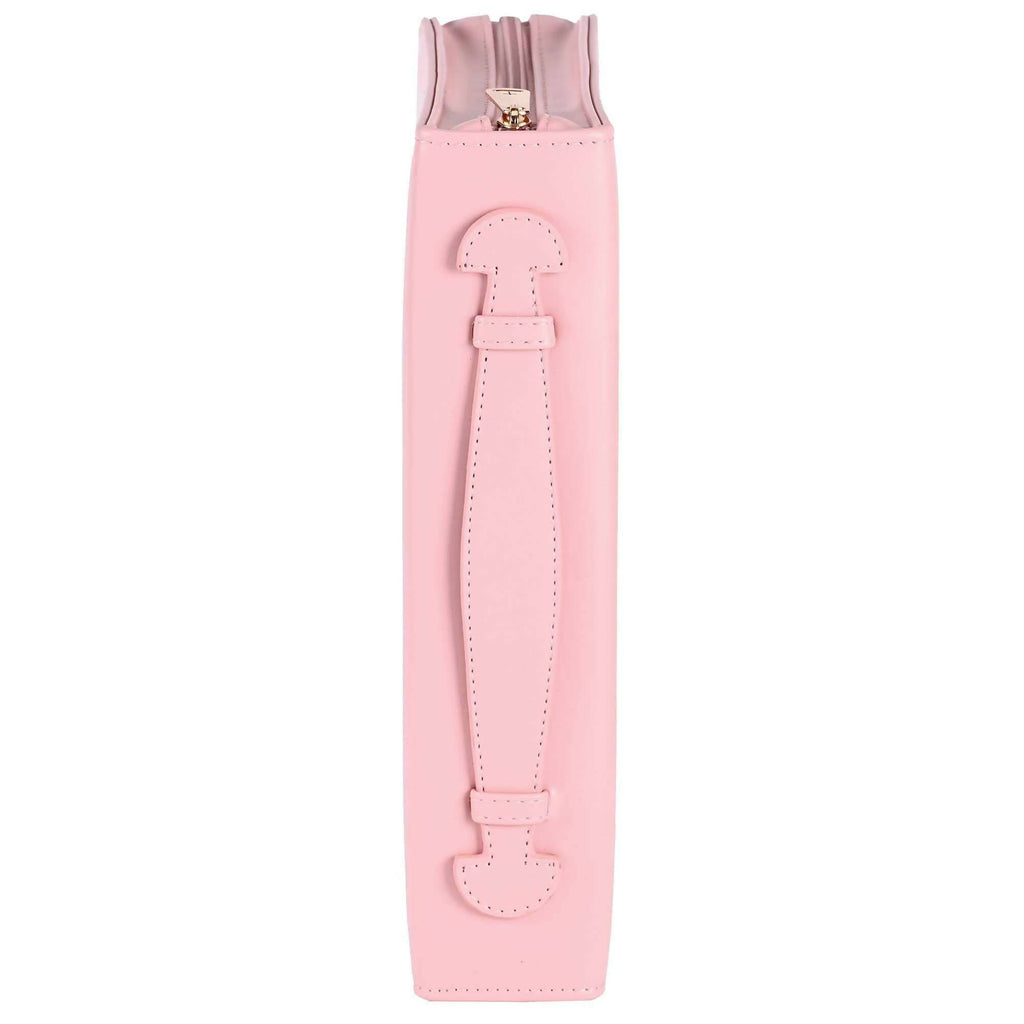 White Dove Bible Case Embossed Cross Pink XLarge