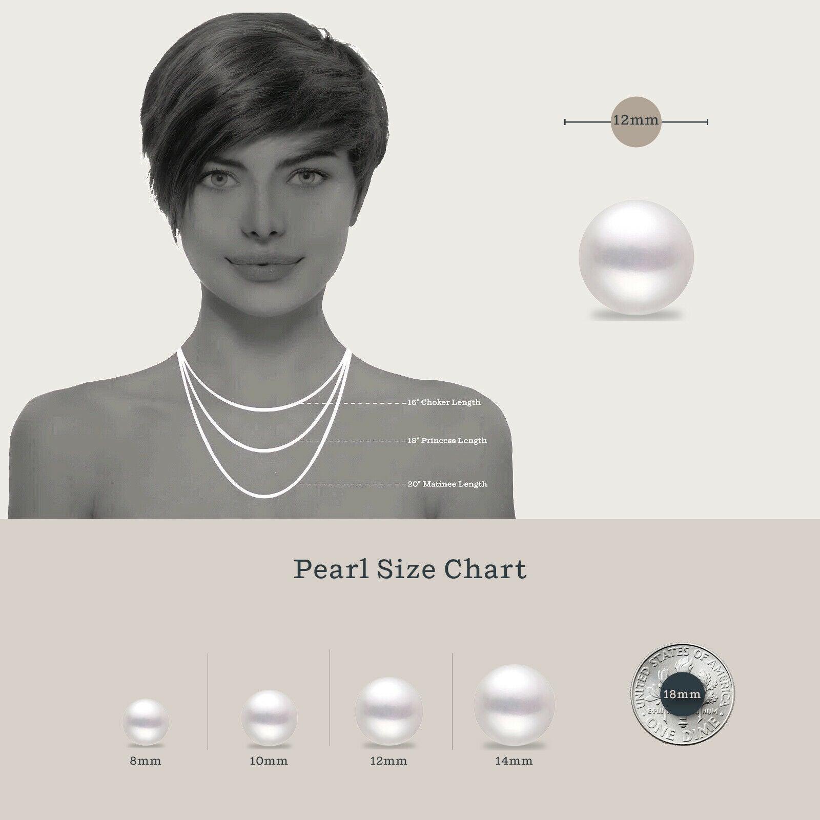 Pearl Necklace For Women Cream White 12mm Simulated Faux Pearl Hand Knotted 20 Inch - Jewelry Store by Erik Rayo