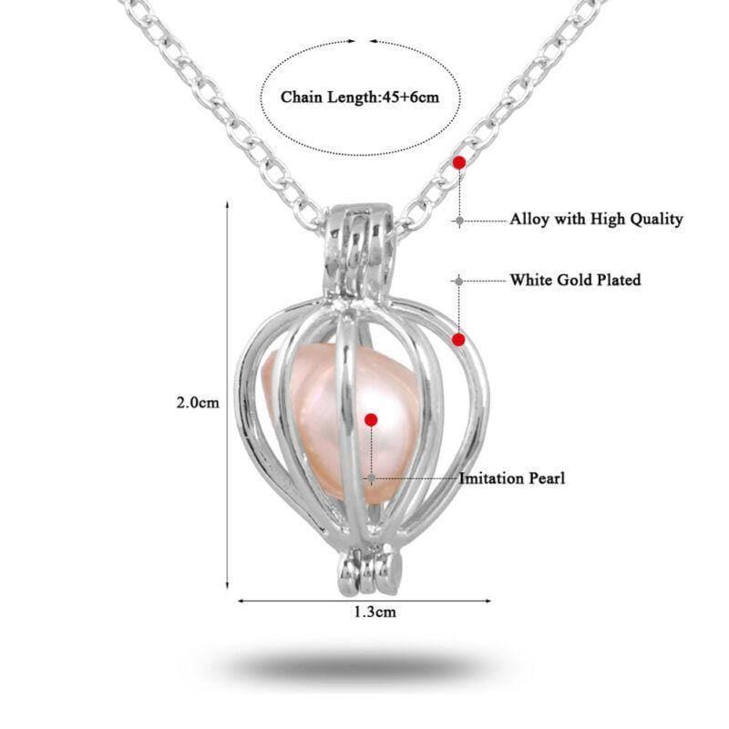 Pearl Of Love Necklace Real Natural Freshwater Pearl - Jewelry Store by Erik Rayo