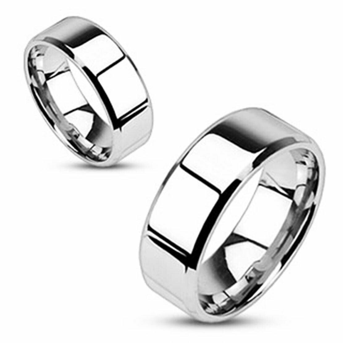 Rings For Men Band Ring Stainless Steel 6mm Gift Engagement Birthday Holidays - Jewelry Store by Erik Rayo
