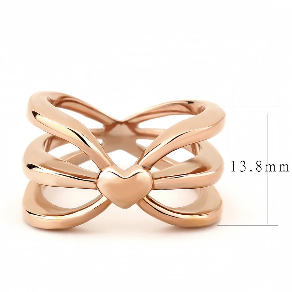 Rose Gold Womens Ring Anillo Para Mujer 316L Stainless Steel Ring Agen - Jewelry Store by Erik Rayo