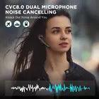 Trucker Wireless Headset Bluetooth 5.1 Earpiece Dual Mic Earbud Noise Cancelling - Jewelry Store by Erik Rayo