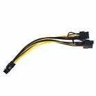 PCI-E 6-pin to 2x 6+2-pin (6-pin/8-pin) Power Splitter Cable PCIE PCI Express US - Jewelry Store by Erik Rayo