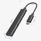 USB-C Type C to USB 3.0 4 Port Hub Splitter For PC Phone Mac iPad MacBook Pro - Jewelry Store by Erik Rayo