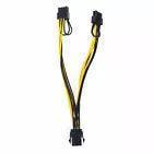 PCI-E 6-pin to 2x 6+2-pin (6-pin/8-pin) Power Splitter Cable PCIE PCI Express US - Jewelry Store by Erik Rayo