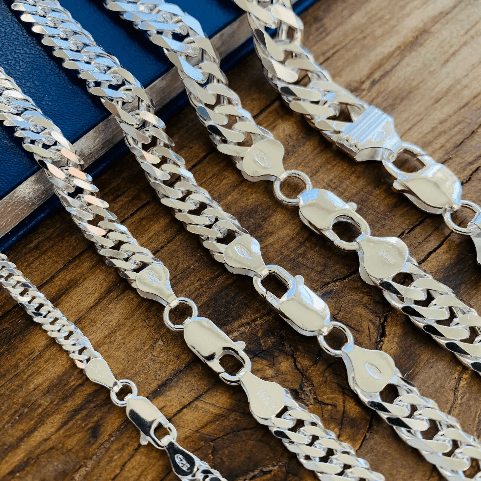 925 Silver Hydra Chains for Men and Women Real Solid Italian 925 Sterling Silver Necklaces - Jewelry Store by Erik Rayo