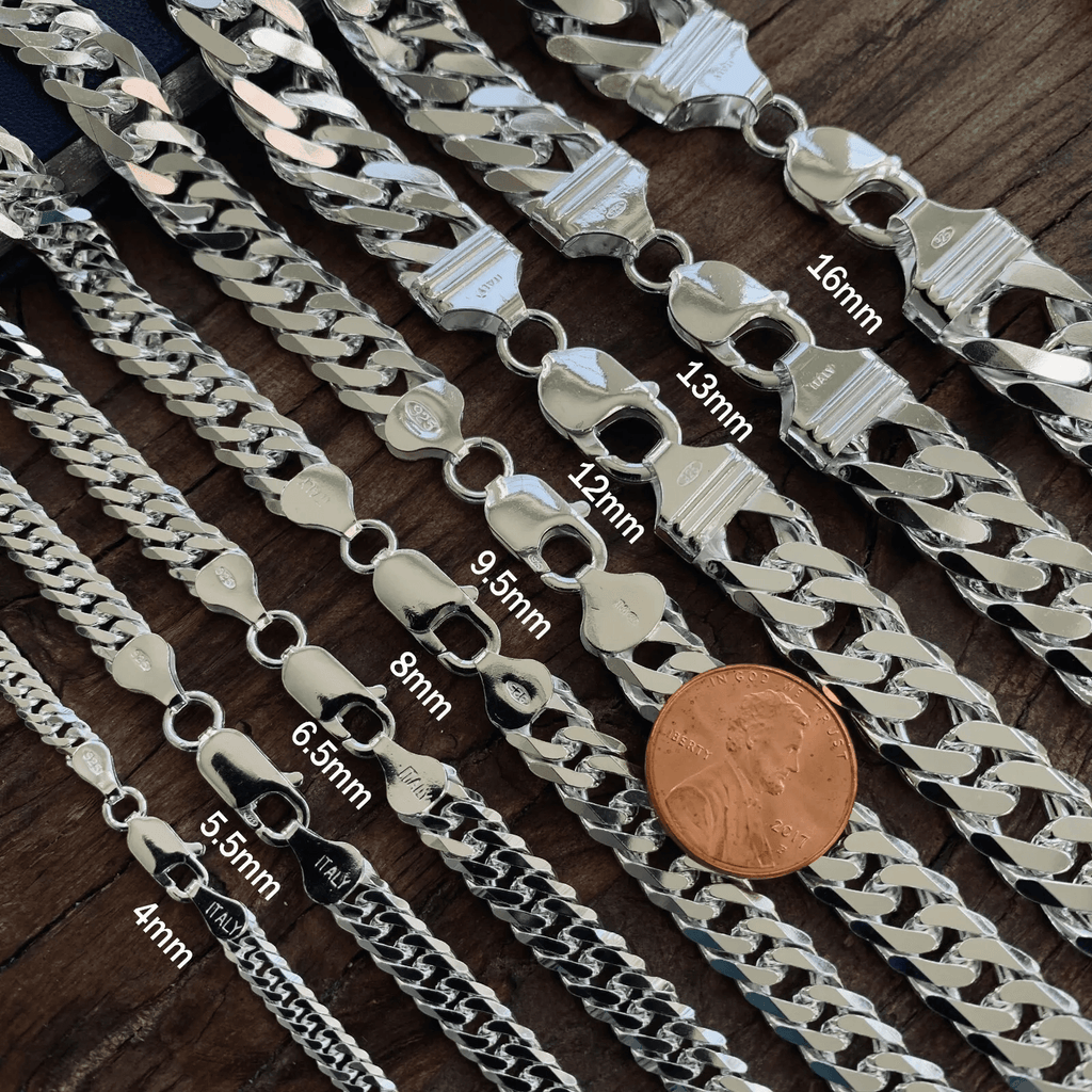 925 Silver Hydra Chains for Men and Women Real Solid Italian 925 Sterling Silver Necklaces - Jewelry Store by Erik Rayo