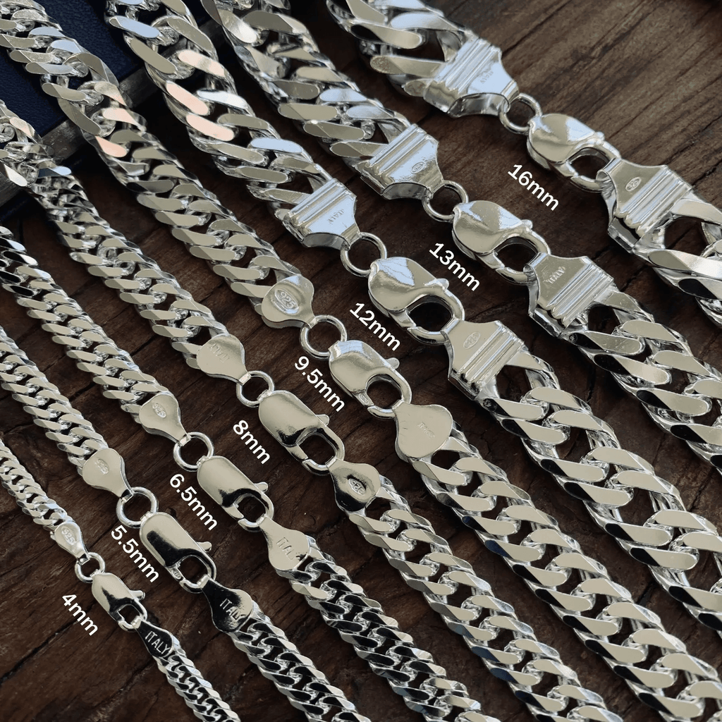 925 Silver Hydra Chains for Men and Women Real Solid Italian 925 Sterling Silver Necklaces - Jewelry Store by Erik Rayo