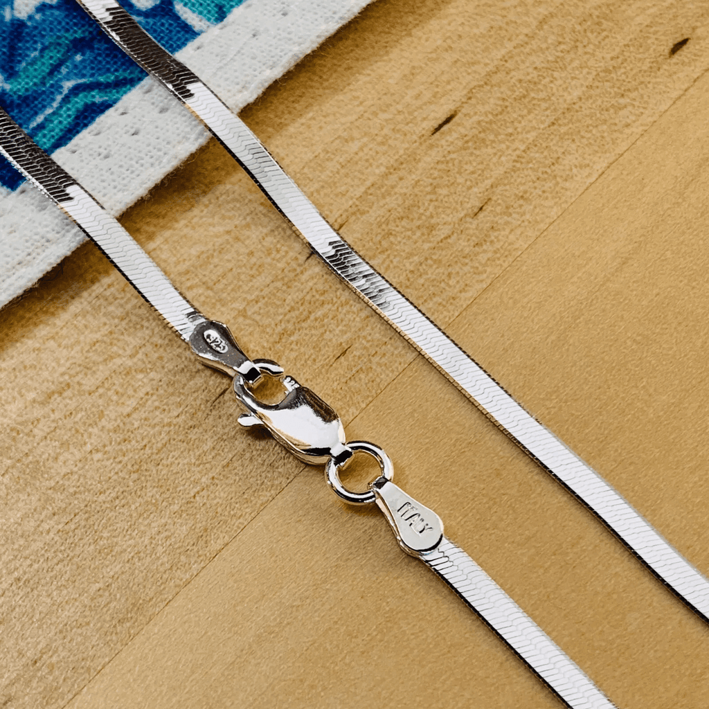 925 Silver Herringbone Necklace Chains for Men and Women 925 Sterling Silver - Jewelry Store by Erik Rayo