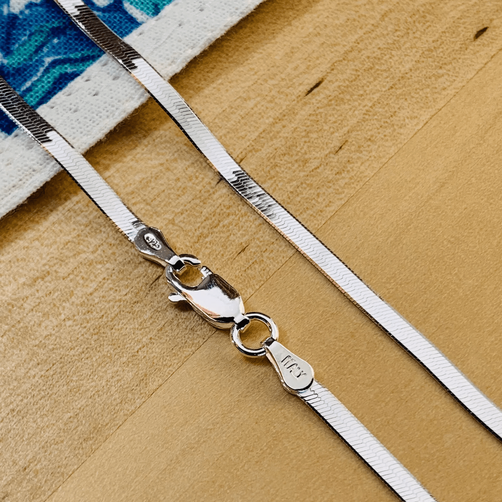 925 Silver Herringbone Necklace Chains for Men and Women 925 Sterling Silver - Jewelry Store by Erik Rayo