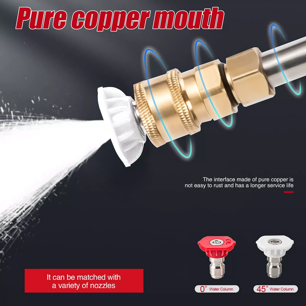 Portable Cordless Electric High Pressure Water Spray Gun Car Washer Cleaner Tool