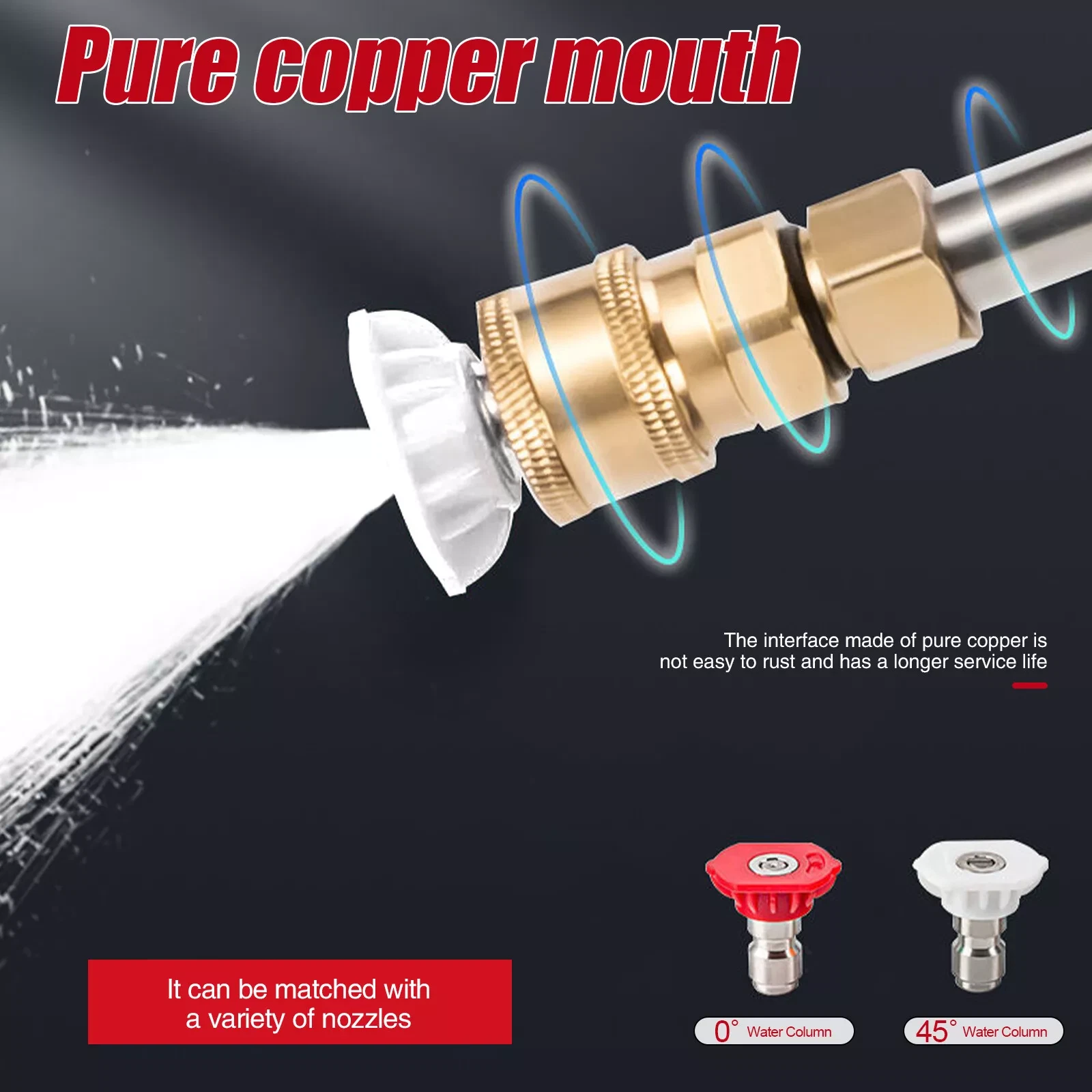 Portable Cordless Electric High Pressure Water Spray Gun Car Washer Cleaner Tool