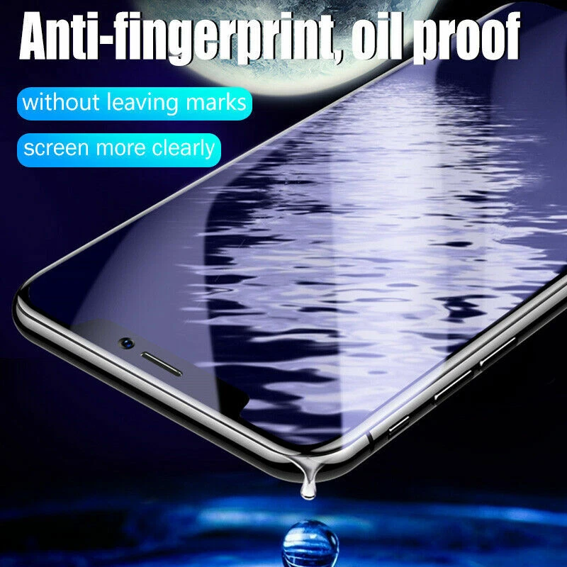 2PCS Hydrogel Screen Protector For iPhone 17 16 15 14 13 12 11 Pro Max X XS XR 8