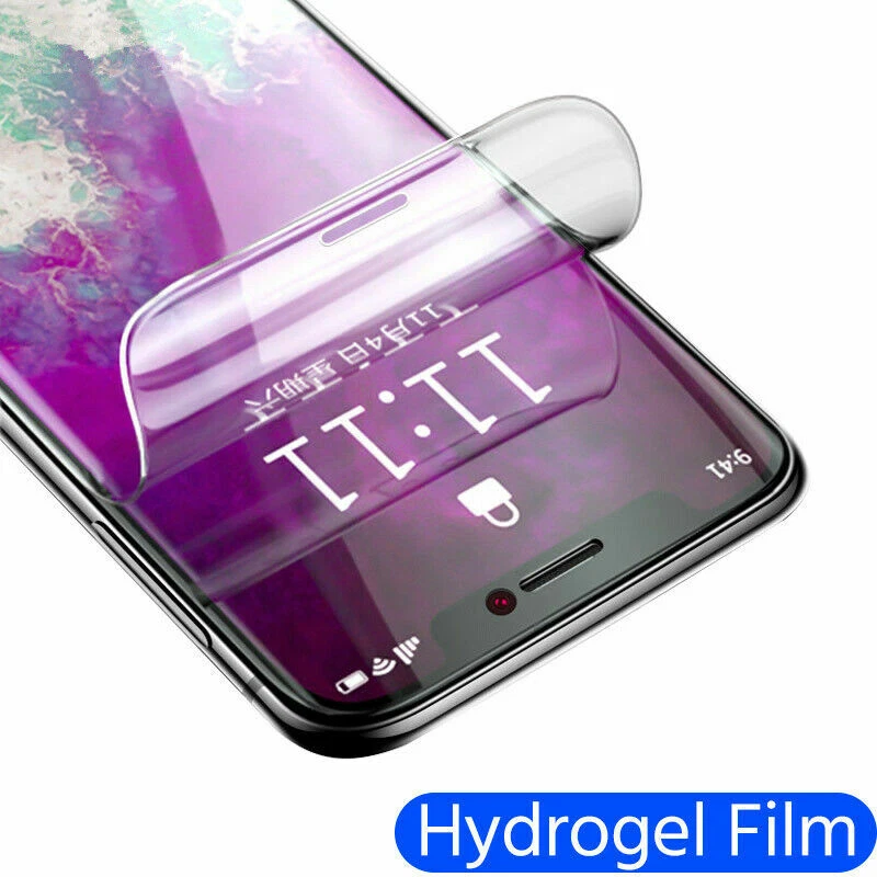 2PCS Hydrogel Screen Protector For iPhone 17 16 15 14 13 12 11 Pro Max X XS XR 8