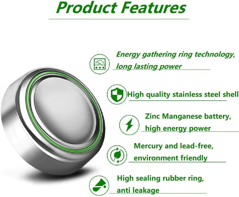 10 PCS LR1130 AG10 389 Alkaline Battery 1.5V Button Cell for Watch Calculator US