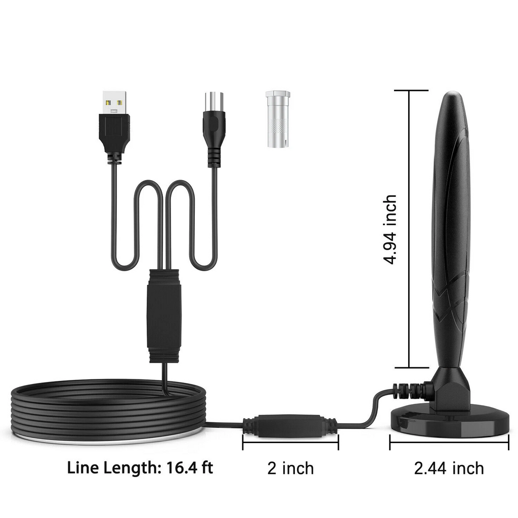 TV Antenna 5600 Miles HDTV Amplified Digital 4K 1080P Long Range Indoor Upgraded