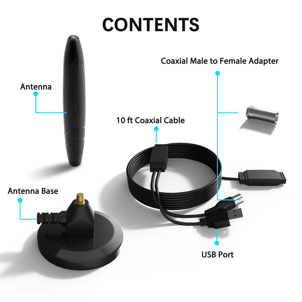 TV Antenna 5600 Miles HDTV Amplified Digital 4K 1080P Long Range Indoor Upgraded