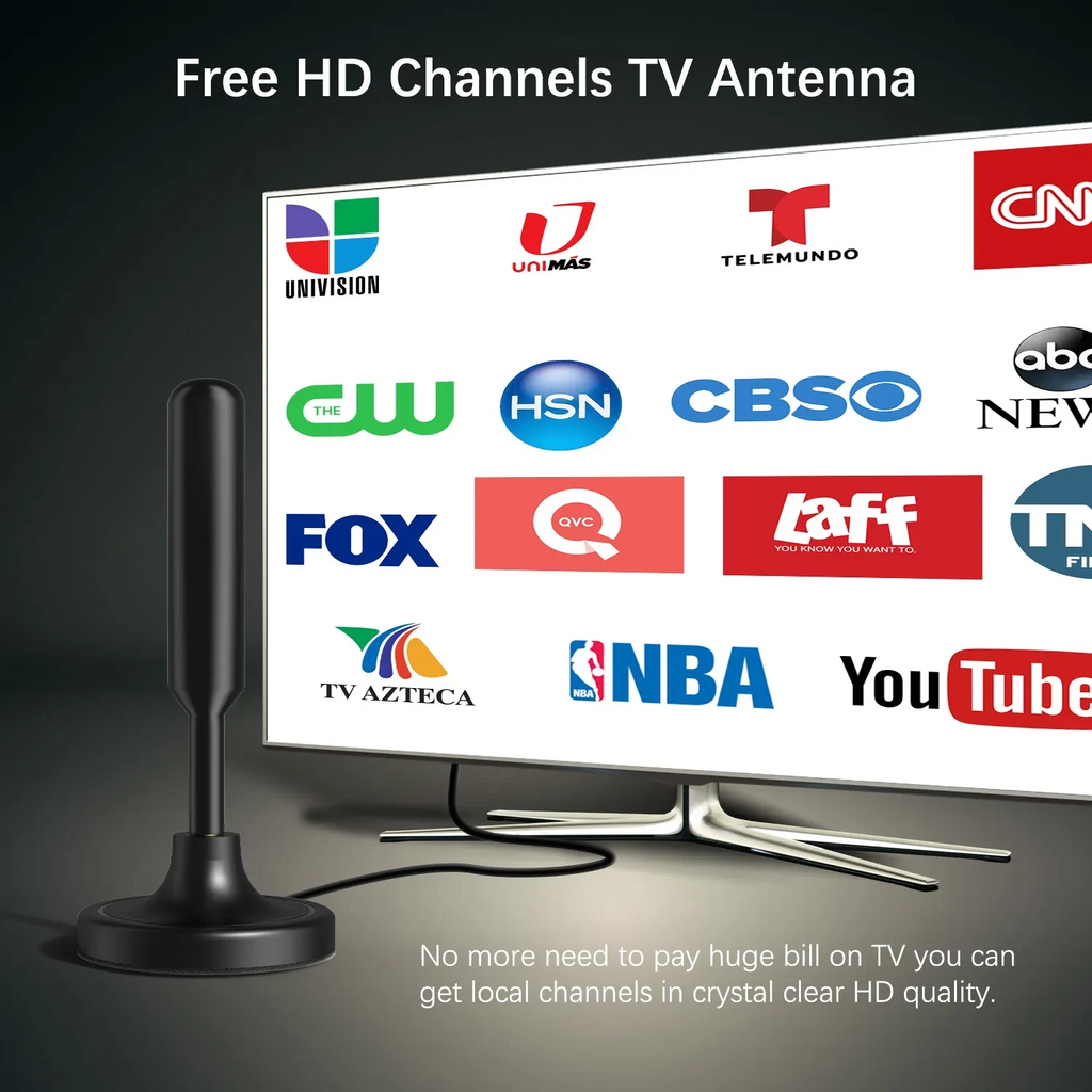 TV Antenna 5600 Miles HDTV Amplified Digital 4K 1080P Long Range Indoor Upgraded