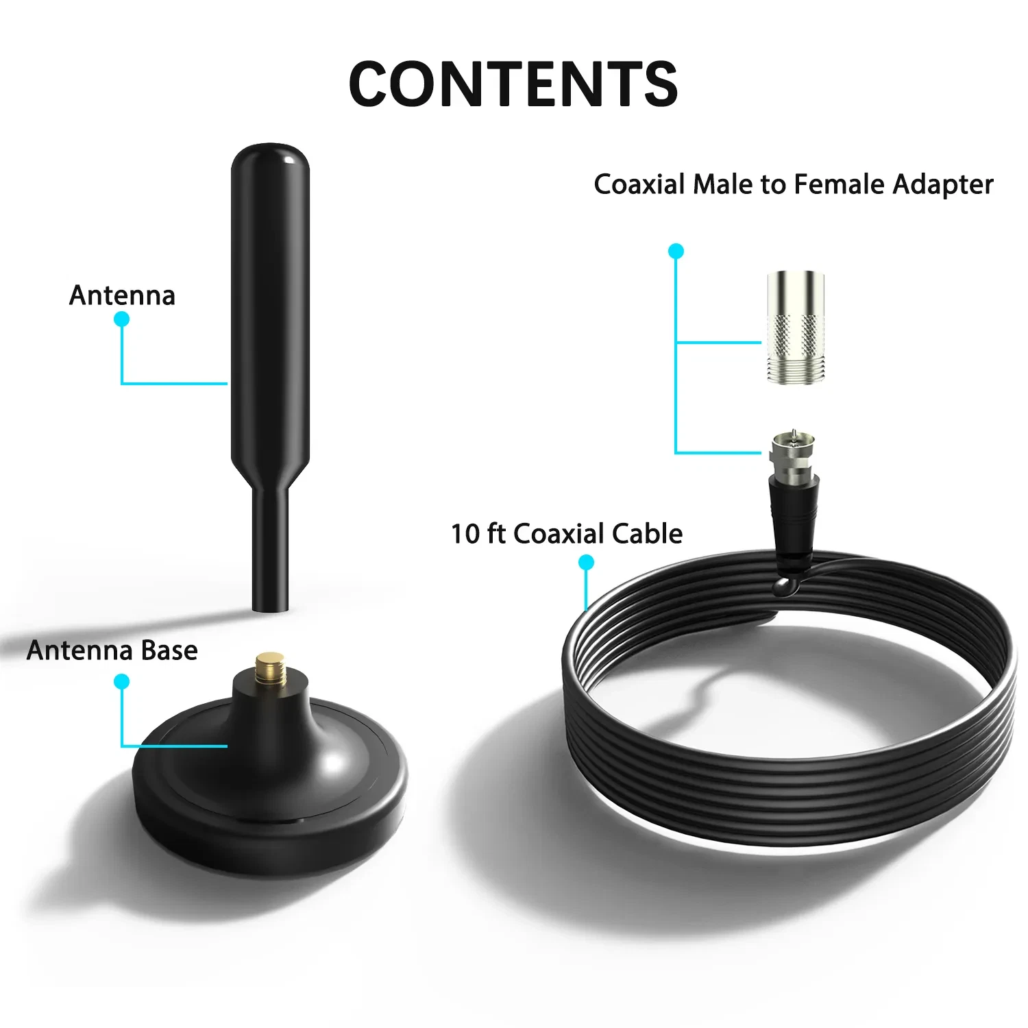 TV Antenna 5600 Miles HDTV Amplified Digital 4K 1080P Long Range Indoor Upgraded