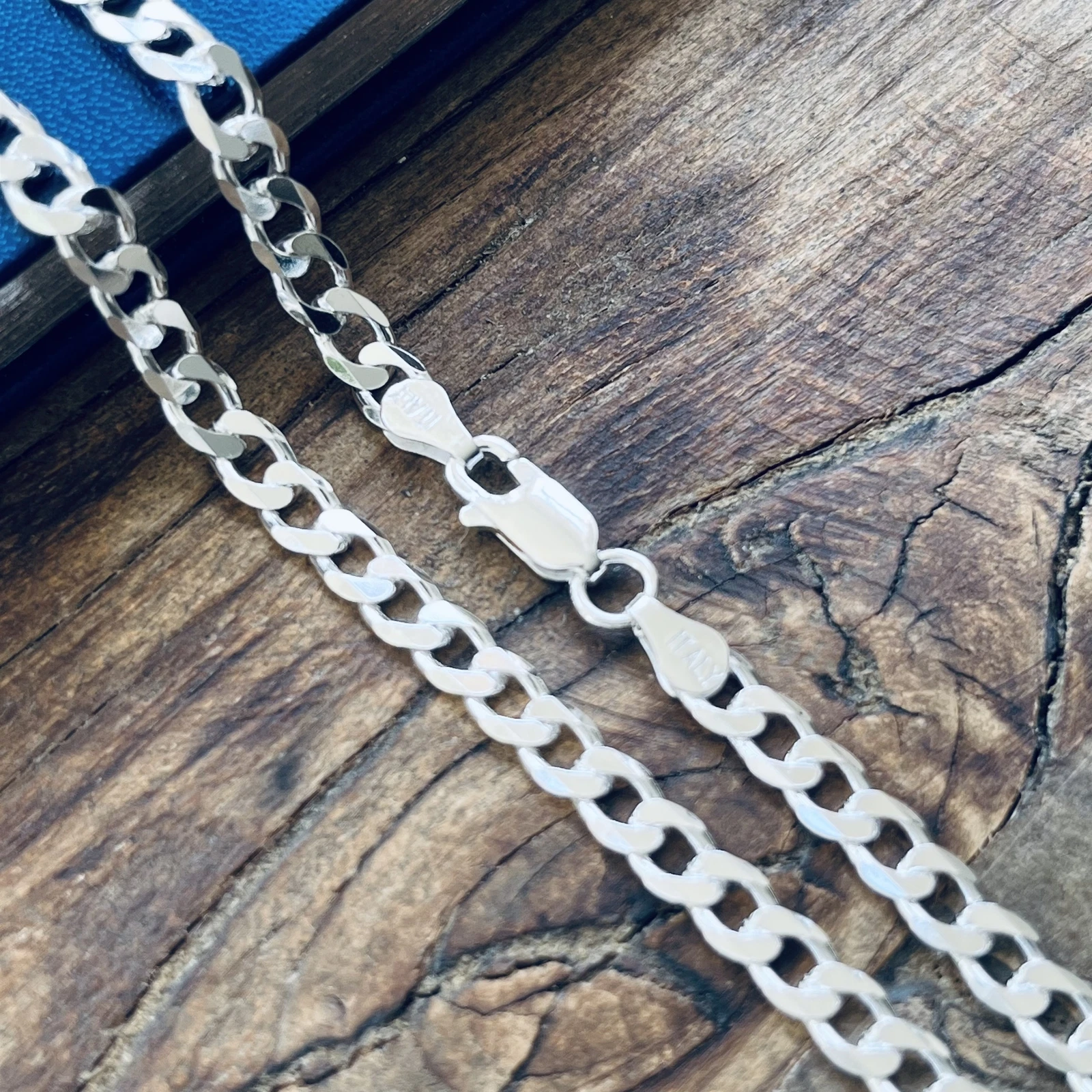 925 Sterling Silver Bracelets Cuban Curb Link for Men and Women