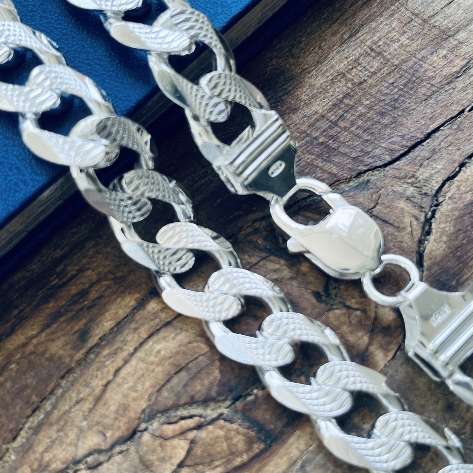 Necklace for Men Women Real Solid 925 Sterling Silver Chain Cuban Curb