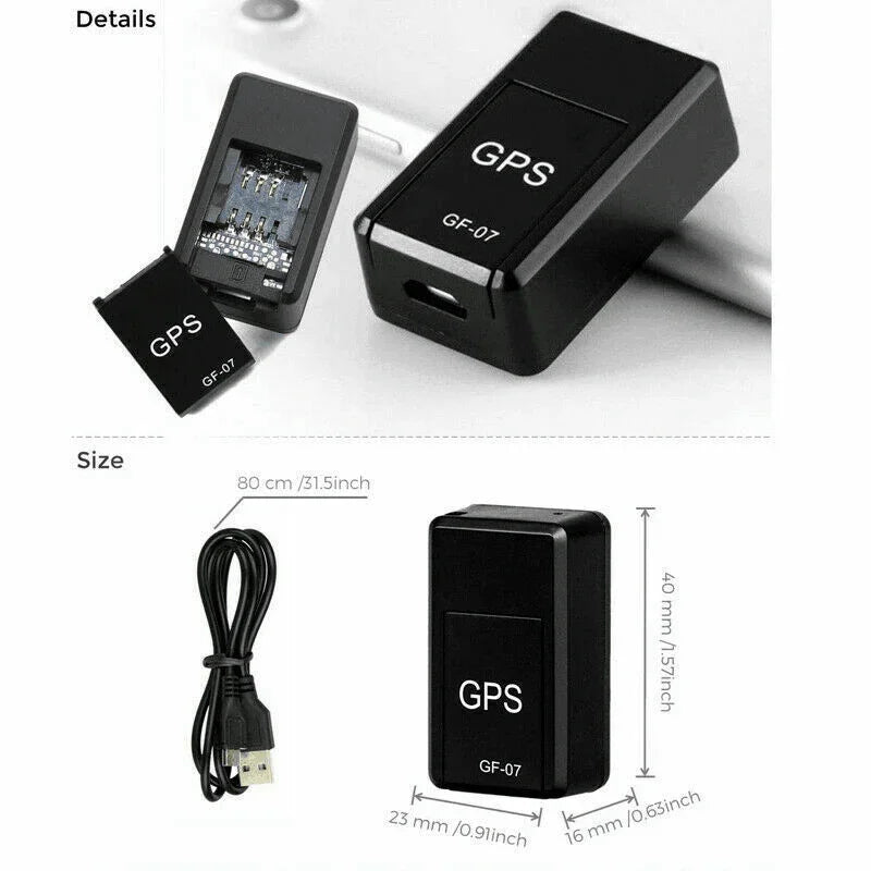 GF07 Mini Magnetic GPS Tracker Real-time Car Truck Vehicle Locator GSM GPRS USA - Jewelry Store by Erik Rayo