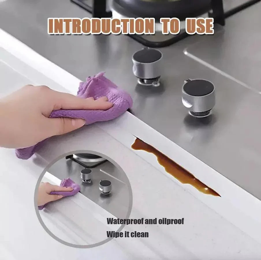10.5FT PVC Self Adhesive Caulk Sealing Strip Tape For Kitchen Wall Sink Toilet - Jewelry Store by Erik Rayo