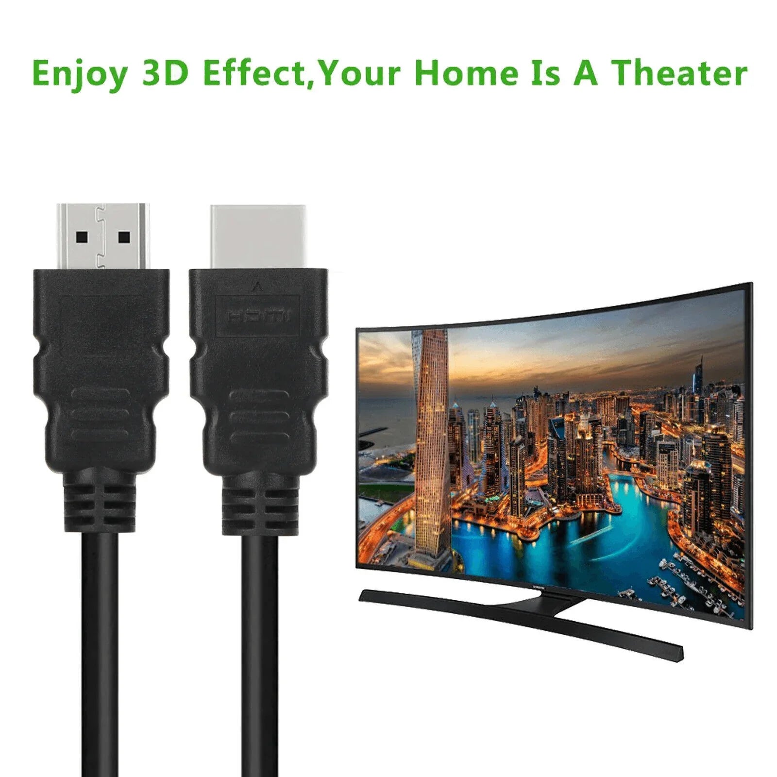 HIGH SPEED HDMI Cable 2.0 2K 4K 3D UHD Ultra HD 2160P HDR 60Hz 18Gbps HDCP HDTV - Jewelry Store by Erik Rayo