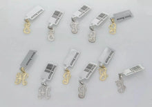 Load image into Gallery viewer, 14k Yellow or White Gold Initial Letter A Alphabet A-Z Charm Pendant
