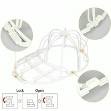 Load image into Gallery viewer, 3 Pack Hat Washer Baseball Cap Cleaner Machine Washing Cage Holder Frame Net New
