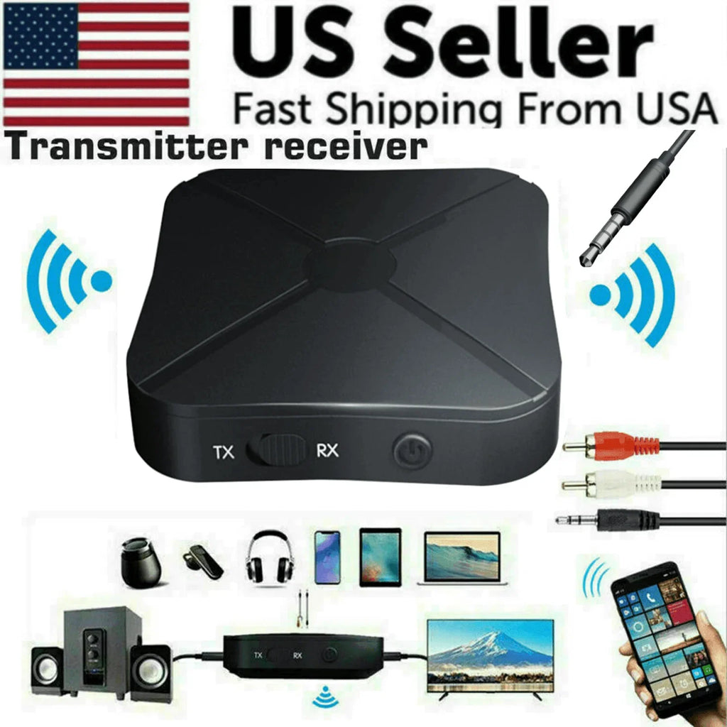 Bluetooth Transmitter Receiver Wireless Adapter 2 in 1 - TV Home Stereo A2DP Audio - Jewelry Store by Erik Rayo