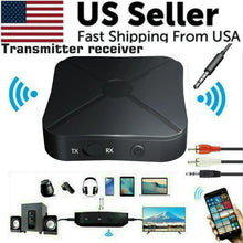 Load image into Gallery viewer, Bluetooth Transmitter Receiver Wireless Adapter 2 in 1 - TV Home Stereo A2DP Audio
