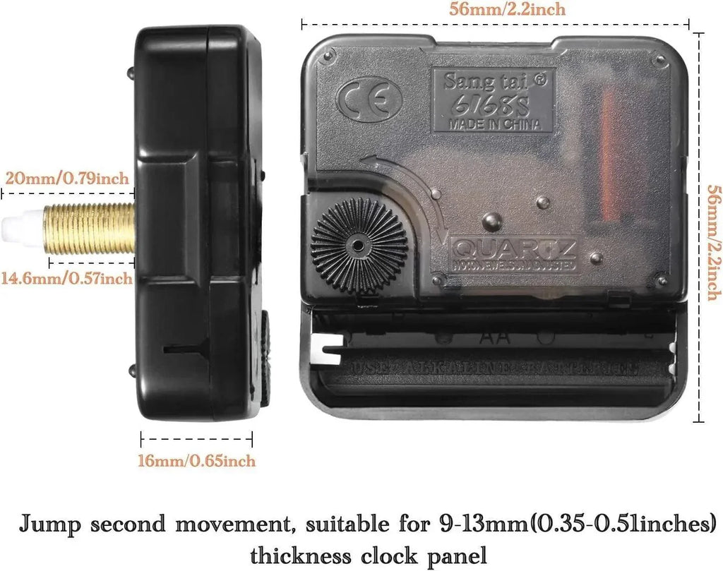 DIY Clock Movement Quartz Mechanism Wall Replacement Repair Tool Parts Hands Kit - Jewelry Store by Erik Rayo