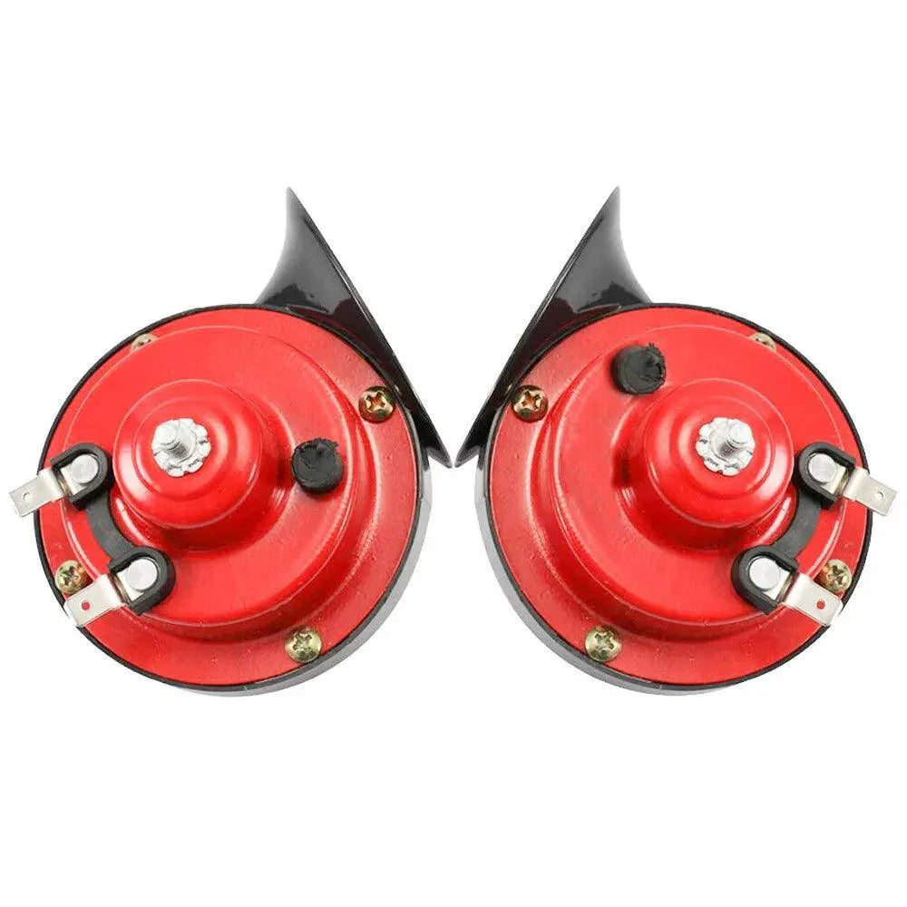 2PC 12V 300DB Super Loud Train Air Horn Waterproof Motorcycle Car Truck SUV Boat - Jewelry Store by Erik Rayo