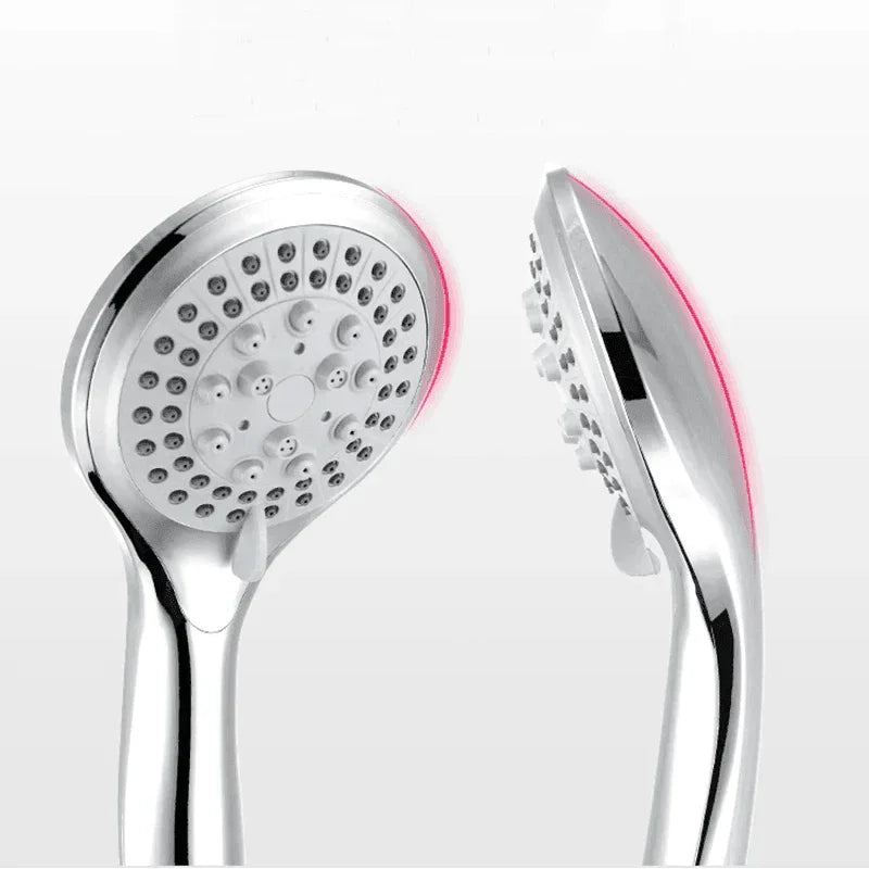 High Pressure Shower Head 5 Settings Handheld Shower Heads Spray With 5 FT Hose - Jewelry Store by Erik Rayo