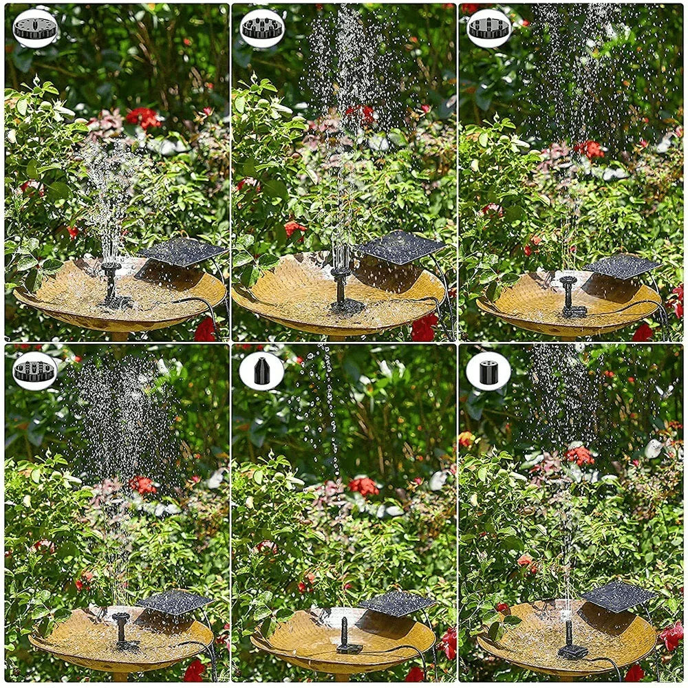 Solar Power Fountain Submersible Floating Water Pump Bird Bath Pond Garden Pool - Jewelry Store by Erik Rayo