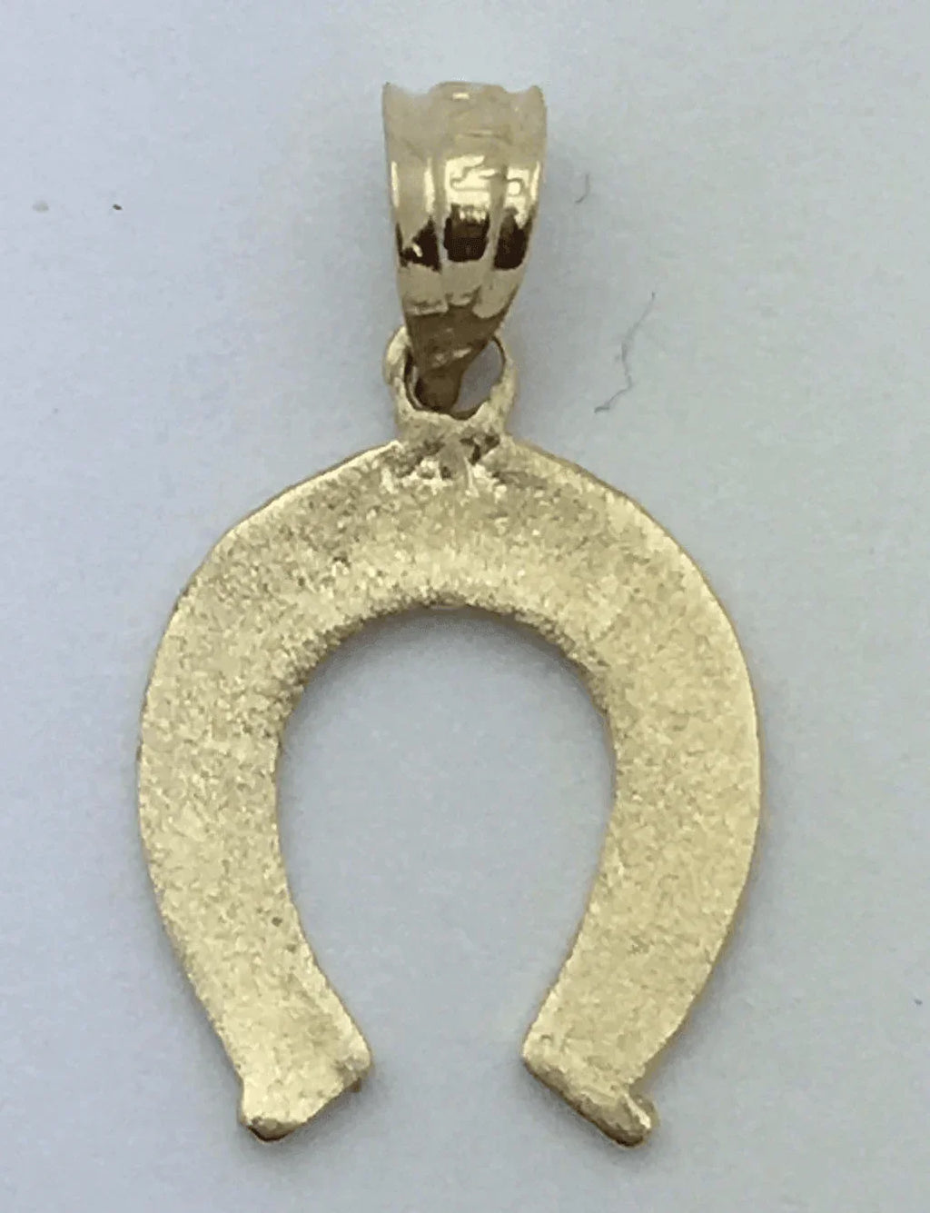 14k Yellow Gold Solid Small Horse Shoe Charm Pendant 0.9 gram - Jewelry Store by Erik Rayo