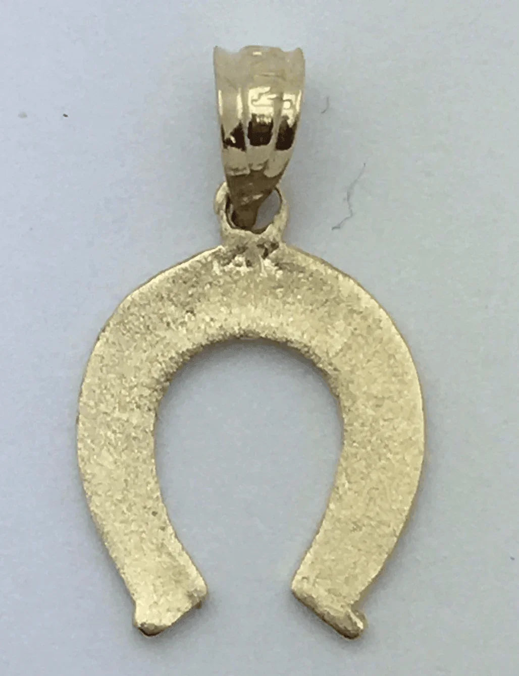14k Yellow Gold Solid Small Horse Shoe Charm Pendant 0.9 gram - Jewelry Store by Erik Rayo