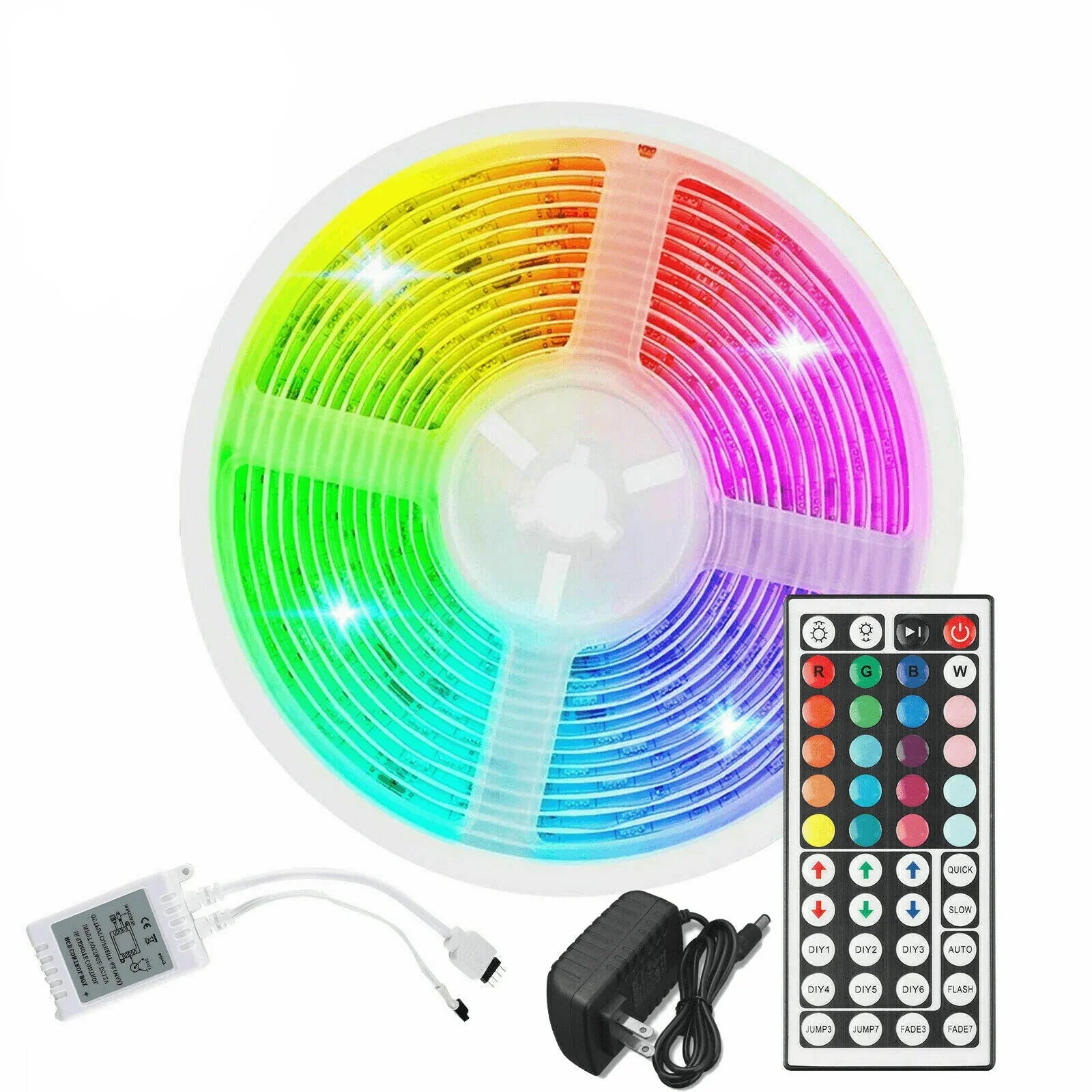 32FT LED Strip Lights Remote Control Bedroom Waterproof for Indoor Outdoor Use - Jewelry Store by Erik Rayo
